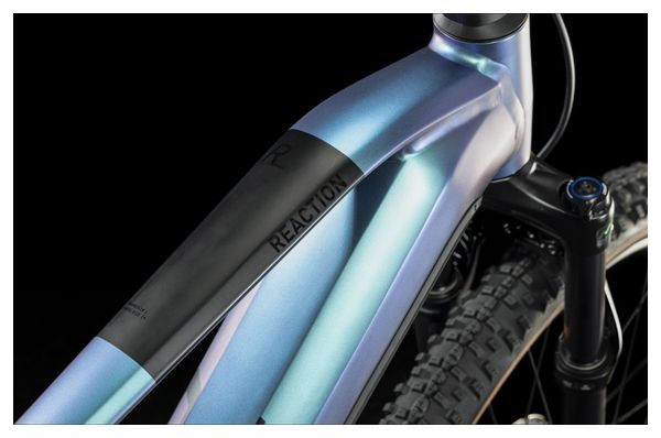 VTT Électrique Semi-Rigide Cube Reaction Hybrid Race 625 Shimano Deore/XT 12V 625 Wh 29'' Bleu Violet Switch