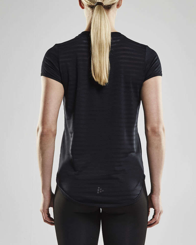 Craft Breakaway Two Hardloopshirt Korte Mouwen Zwart Dames