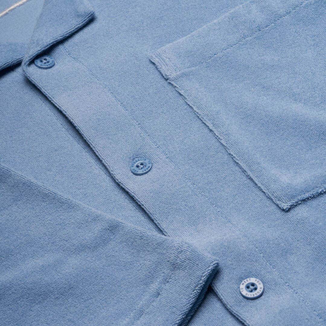 Terry Shirt Herre 80/Sky Blue