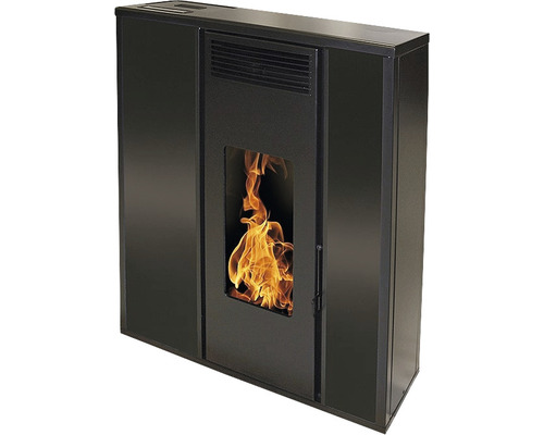 Tessa 10 pelletkachel, staal, zwart, 8,8 kW