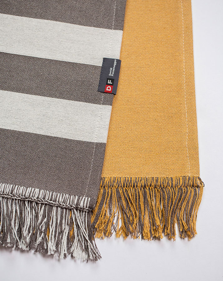 Teppich LEOPARD (70x120) gestreift in hellgrau