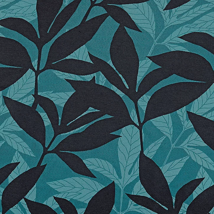 Rideau Korba bleu Linder l.140 x H.240 cm