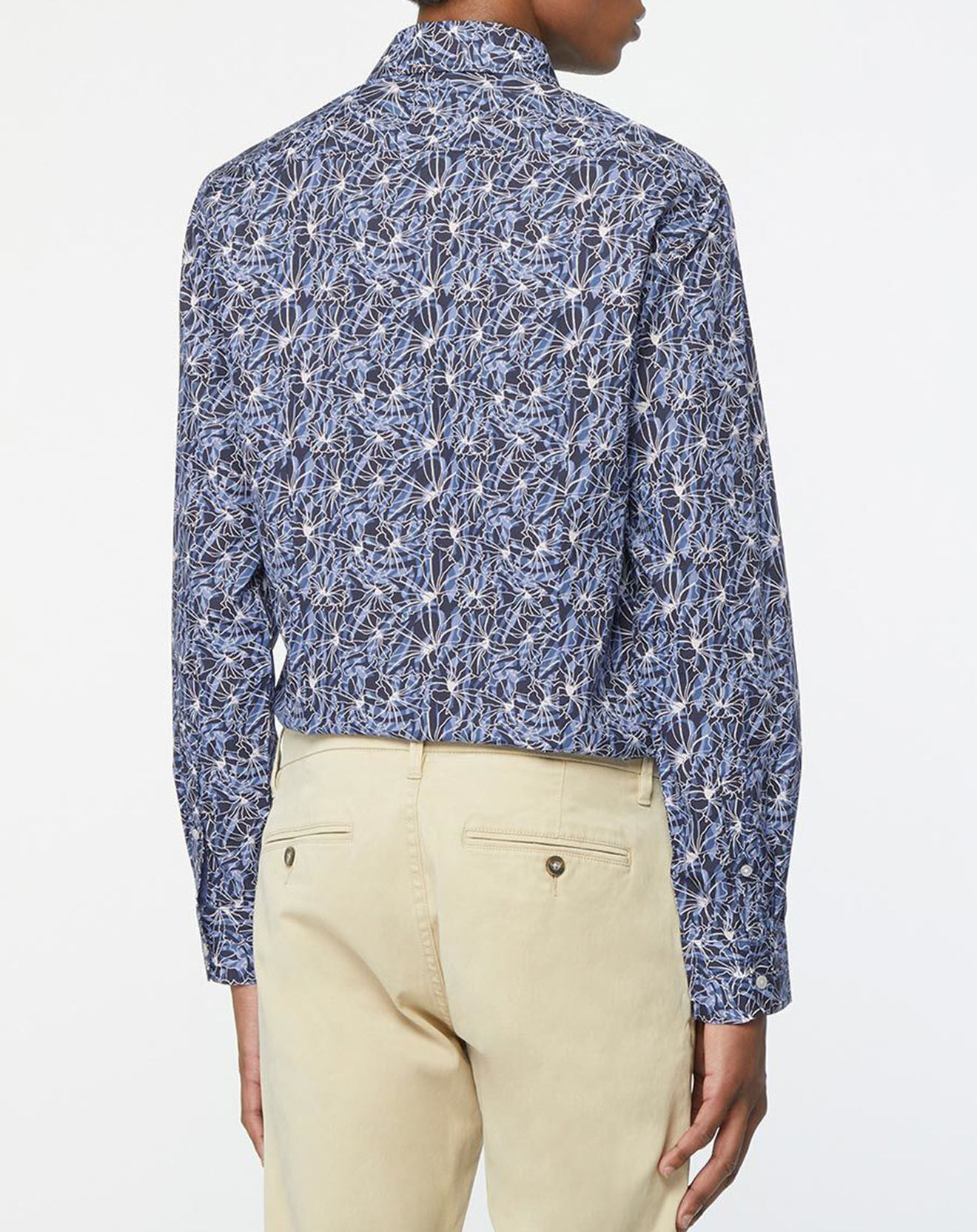 Tommy Hilfiger Chemise slim Abstrct Flower bleu marine