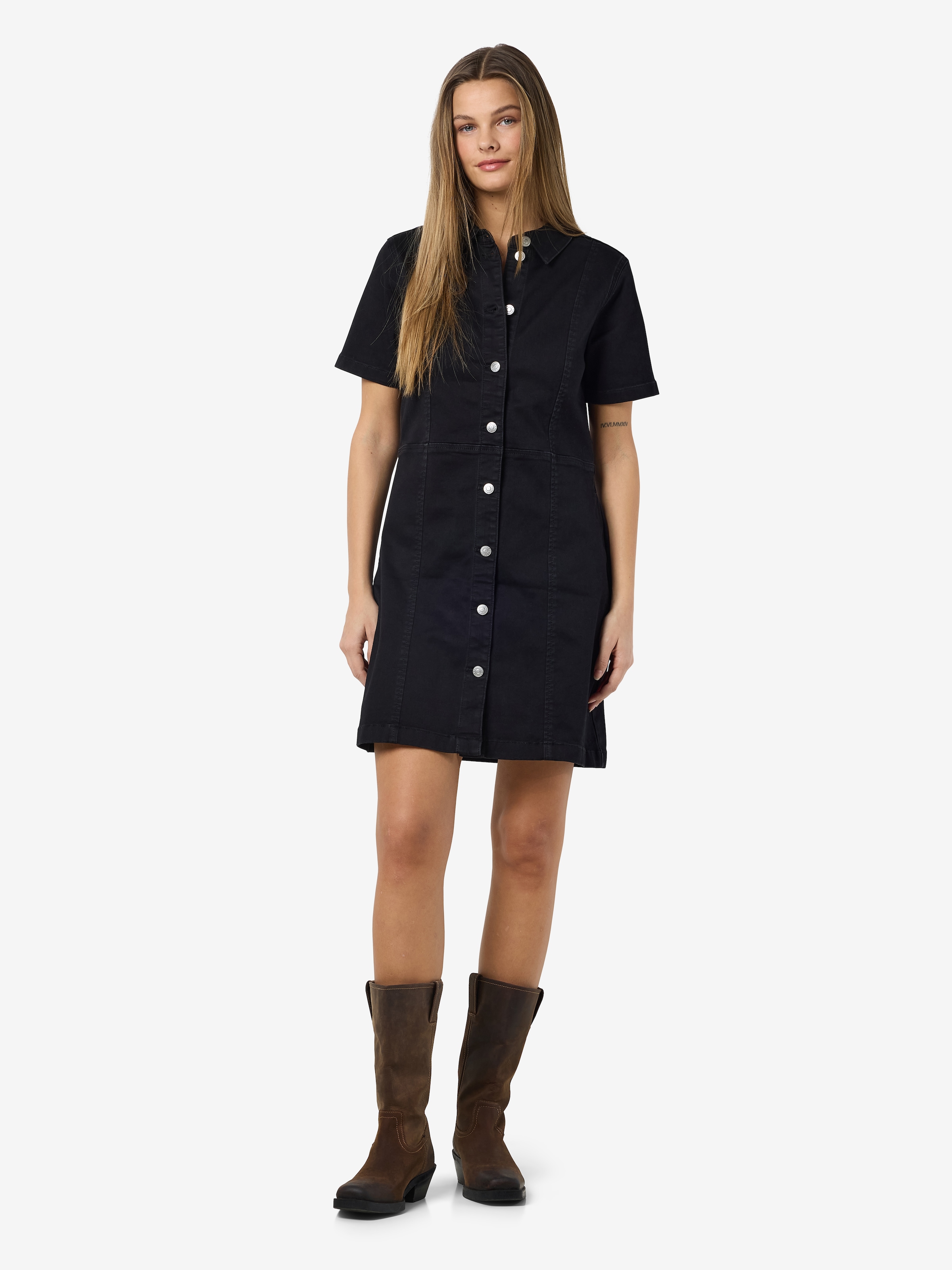 Noisy may Jeanskleid »NMNISA S/S SLIM DENIM DRESS VI526BL NOOS«