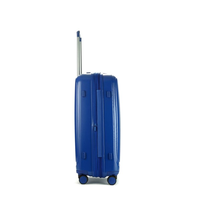 Valise rigide Pure bright Extensible 65 cm Bleu classique