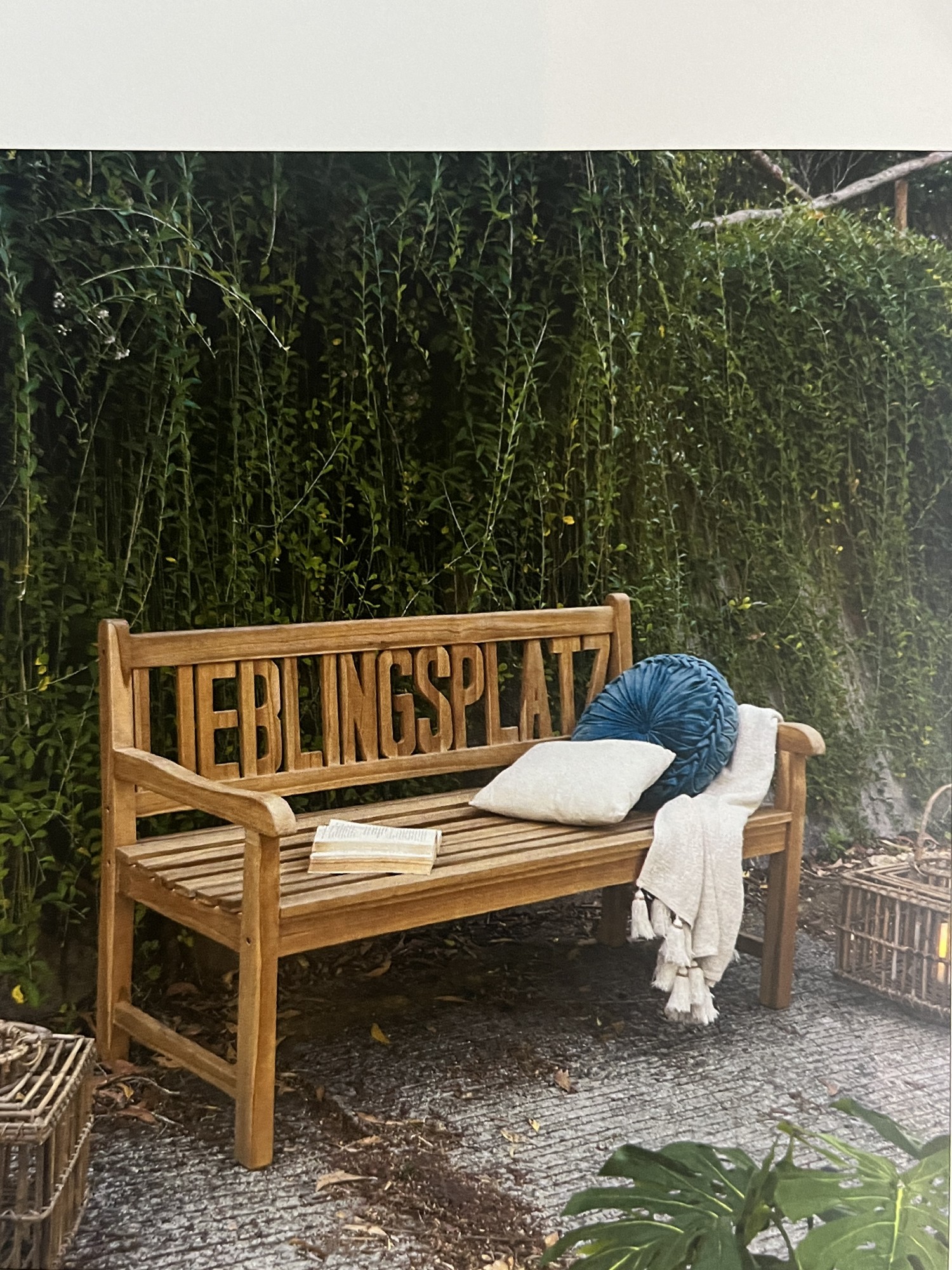 Bank 'Lieblingsplatz', Teak, B 150 cm, H 89 cm, L 62 cm günstig bestellen