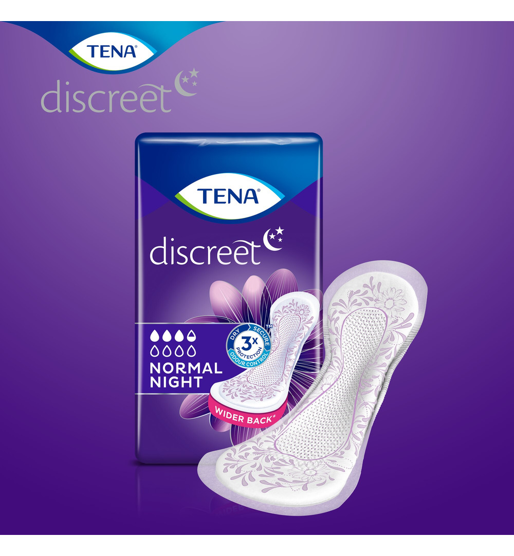 Tena Discreet Normal Night (20 stuks)