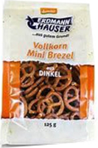 Erdmannhauser Minibrezeln Dinkel-Vollkorn demeter, 125 g