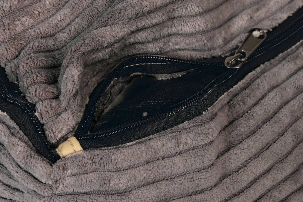 Designed by Lotte hondenkussen Ribbed bruin 35 x 23 x 6 cm