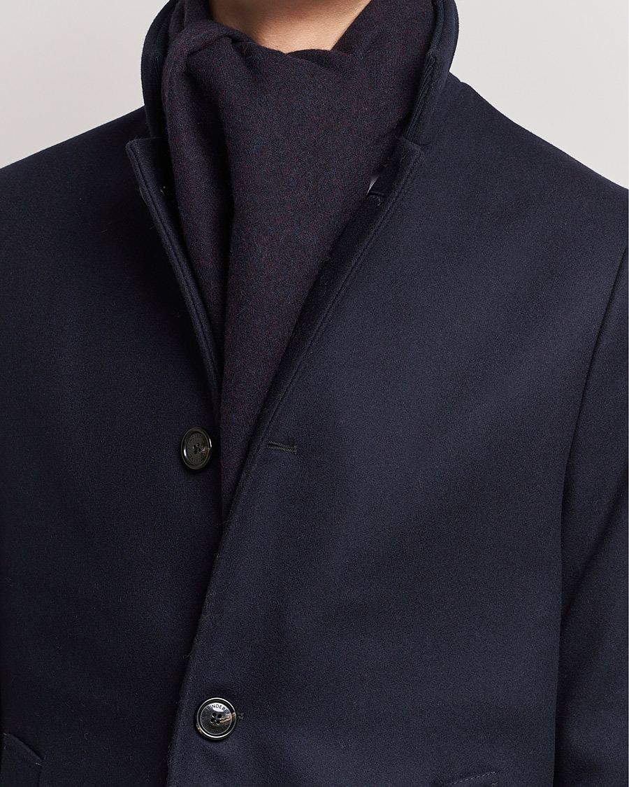 Amanda Christensen Merino Wool Scarf Navy Melange