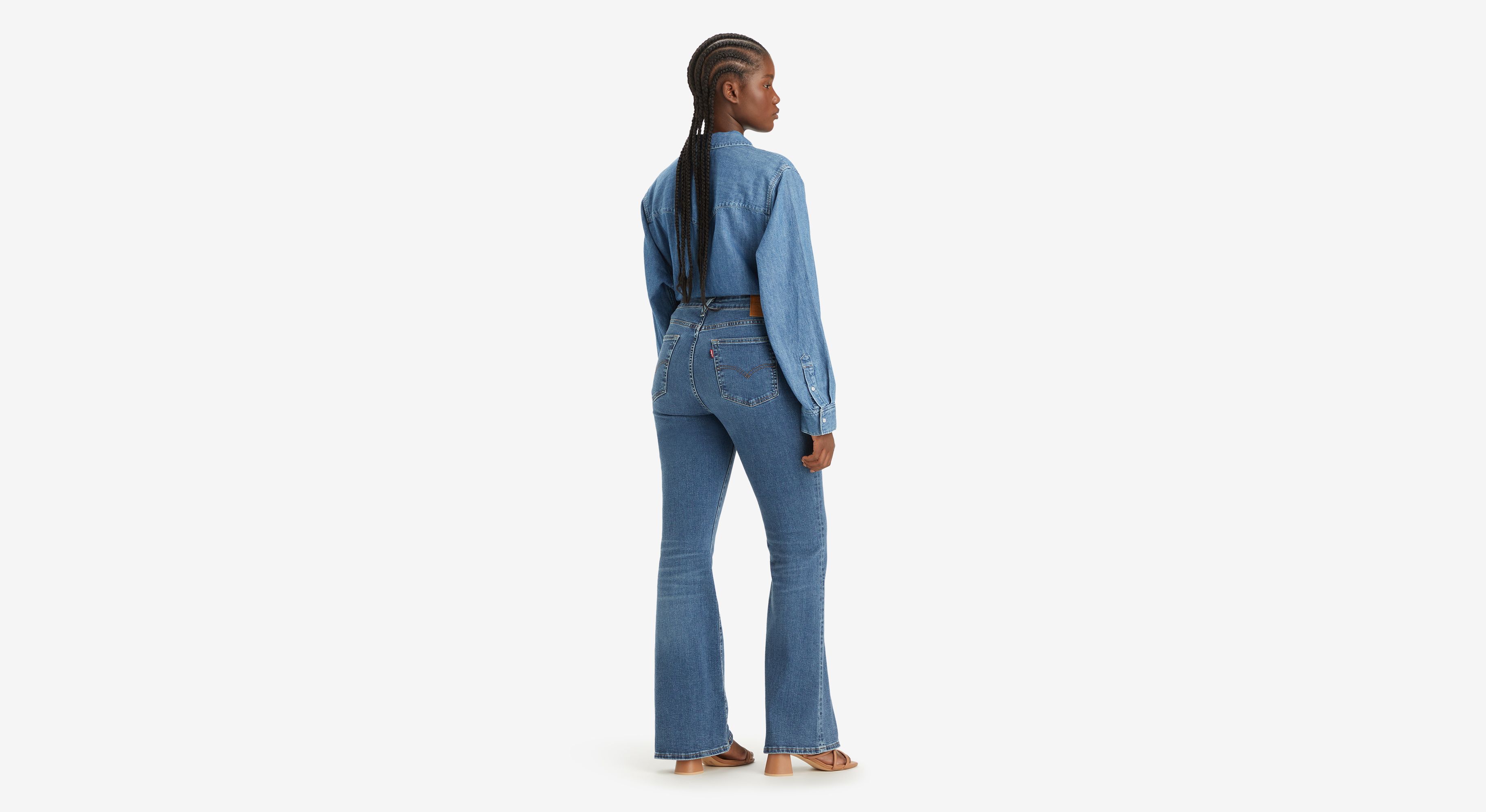 Jean 726™ taille haute flare - Blue Wave Mid - Bleu