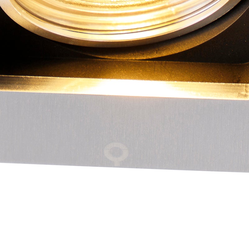 Inbouwspot aluminium - dwars