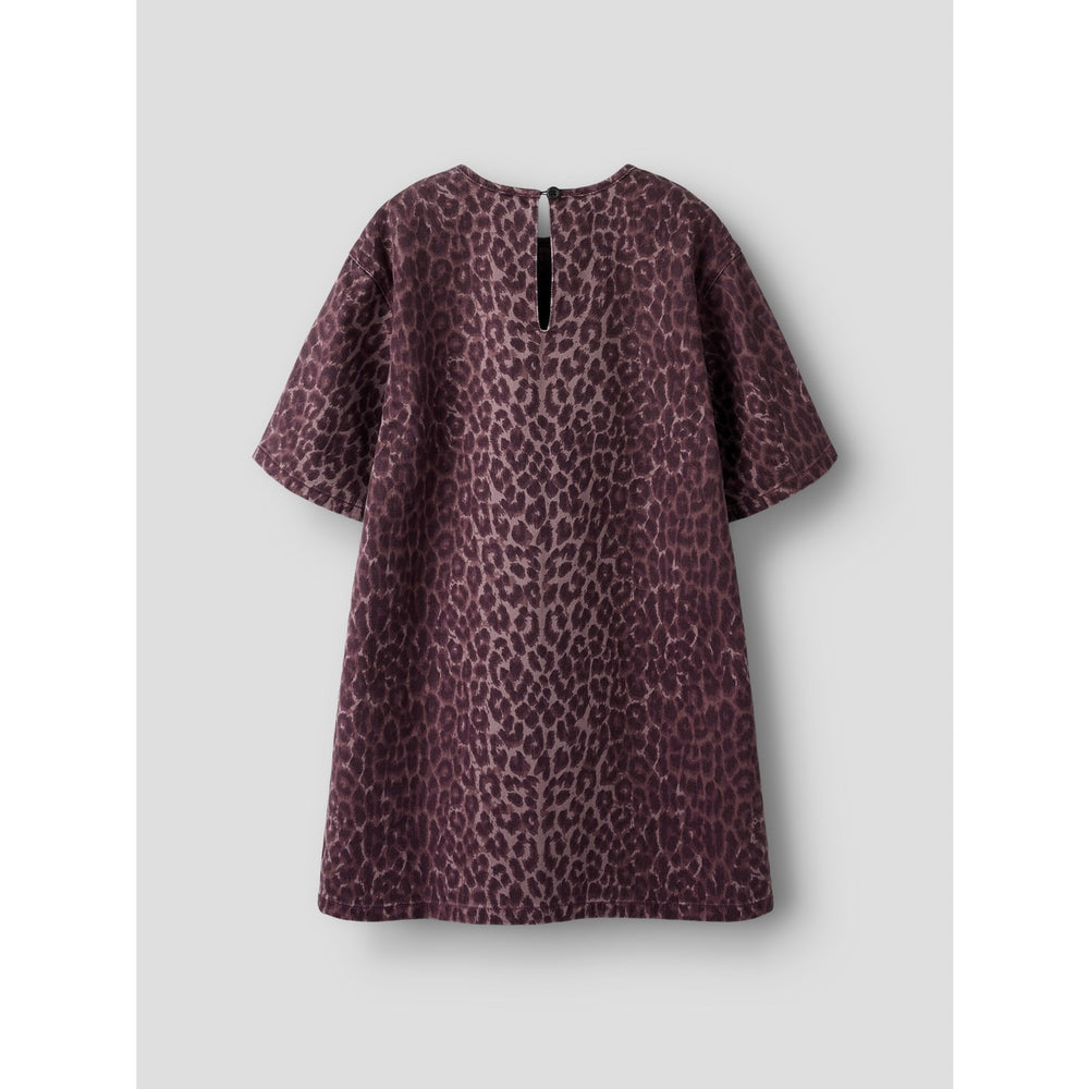 Køb Name It Burgundy Leo Nkfleo Twill Kjole 4002-Td