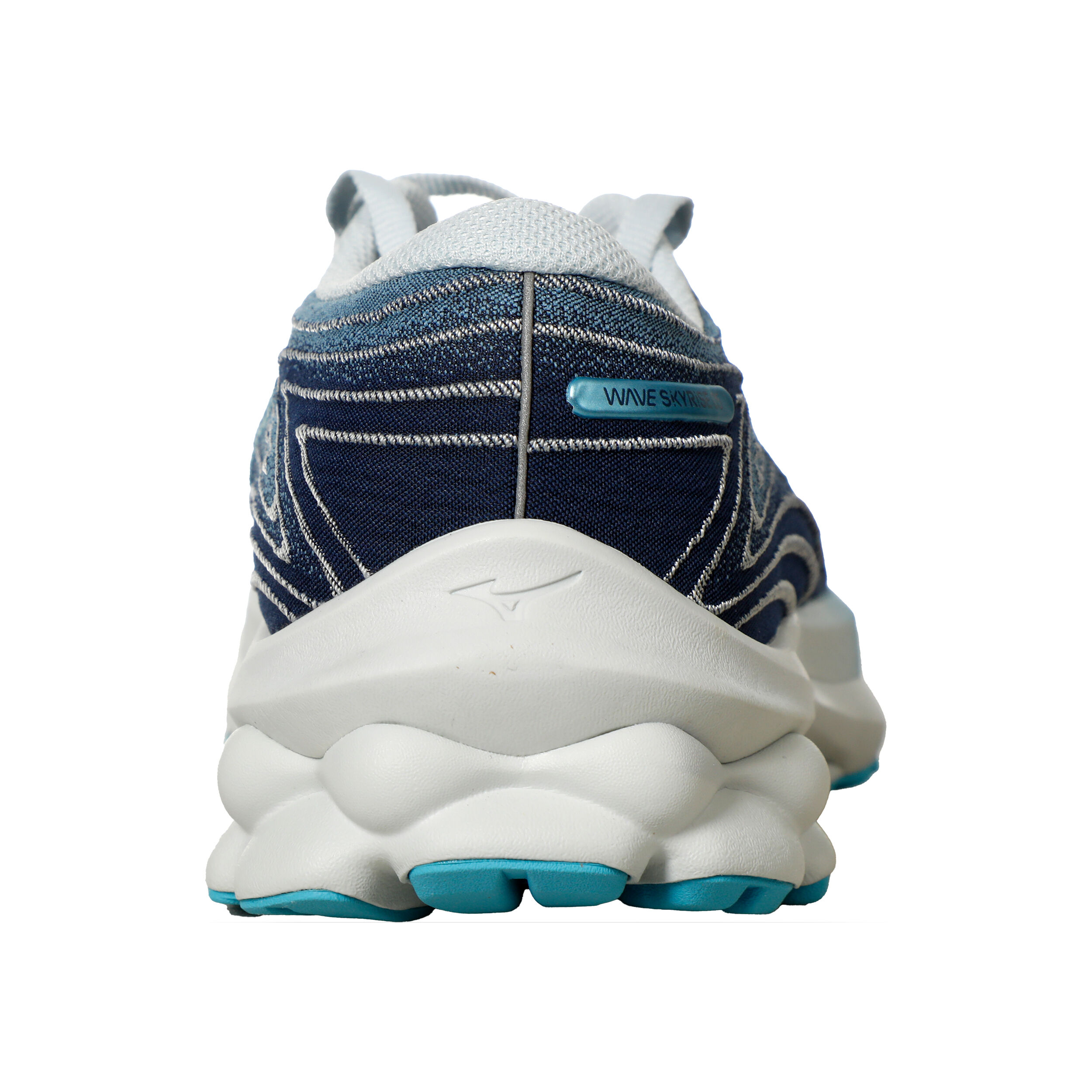 Mizuno Wave Skyrise 5 Chaussure De Running Sans Stabilisateurs Femmes - Bleu , Gris