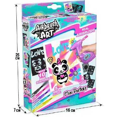 Airbrush Art miniposter sæt