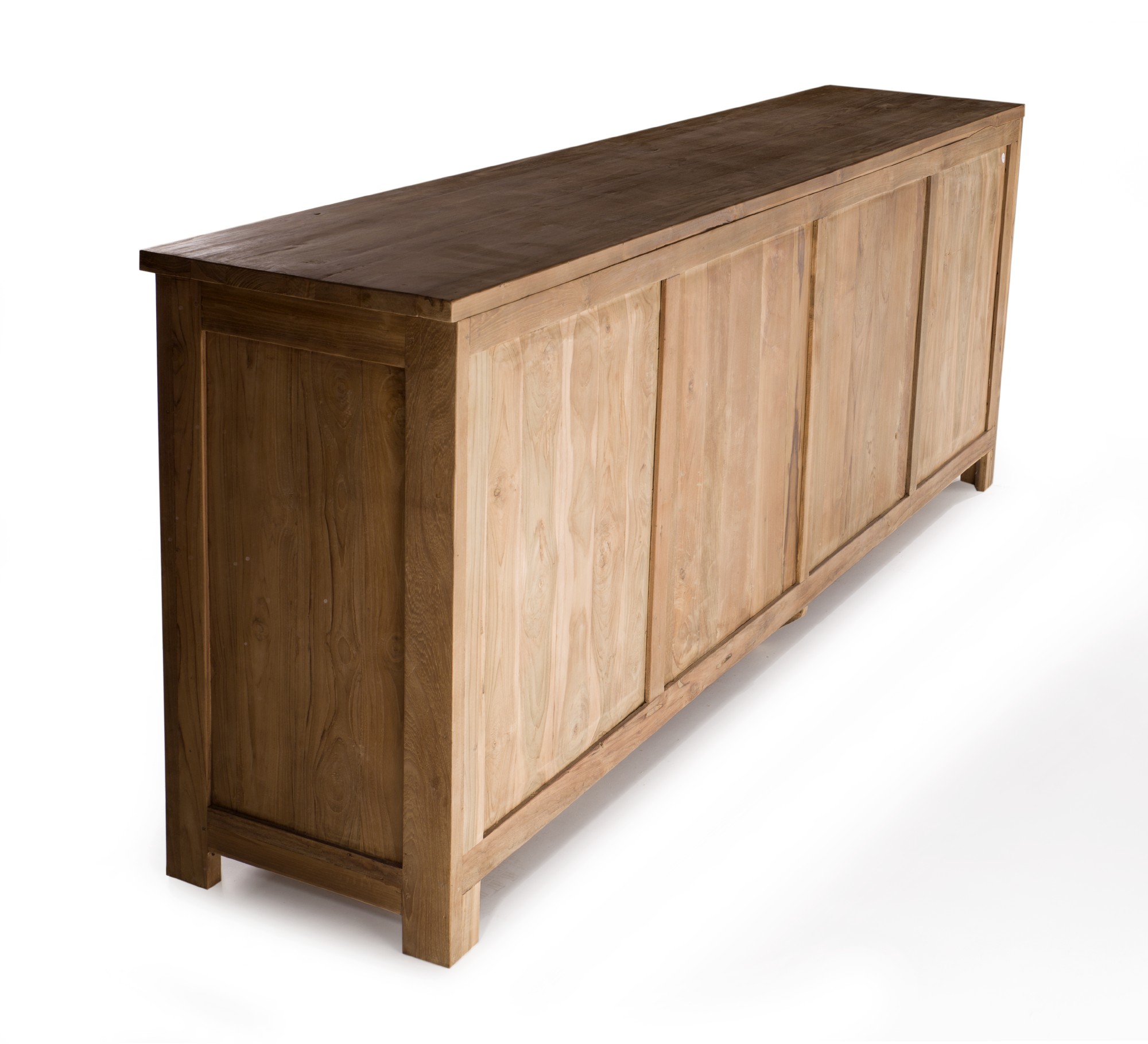 Sideboard aus Teak, 2 Türen, 6 Schubladen, B 220 cm, H 90 cm, T 45 cm von fischer's lagerhaus