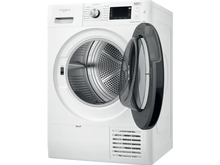 Whirlpool FFT M22 9X2B EE - Tørremaskine - bredde: 59.5 cm - dybde: 64.9 cm - højde: 84.9 cm - frontbetjening - hvid