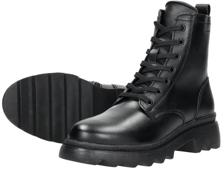Tamaris Veterschoenen Hoog zwart