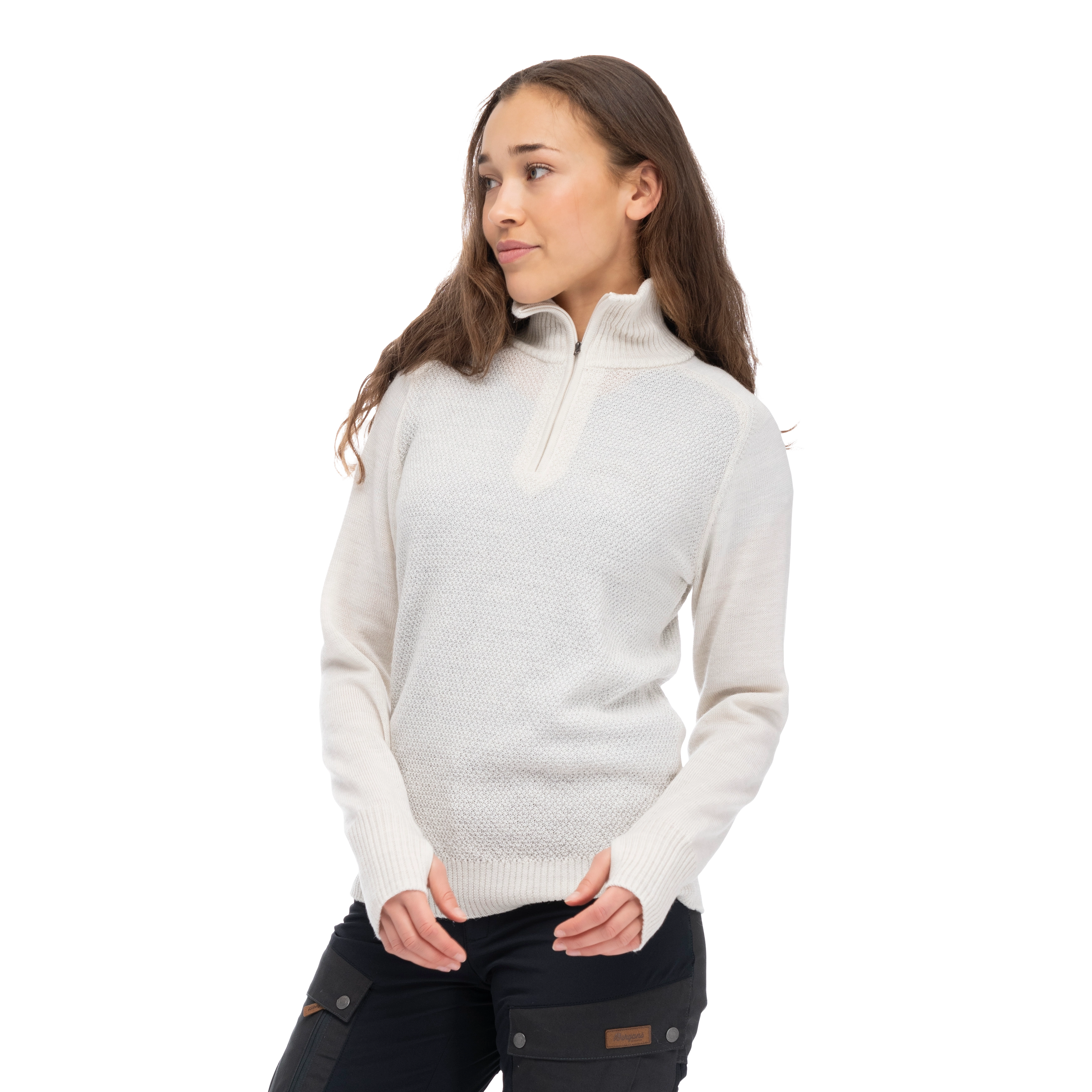 Ulriken Light Merino Jumper Women Vanilla White