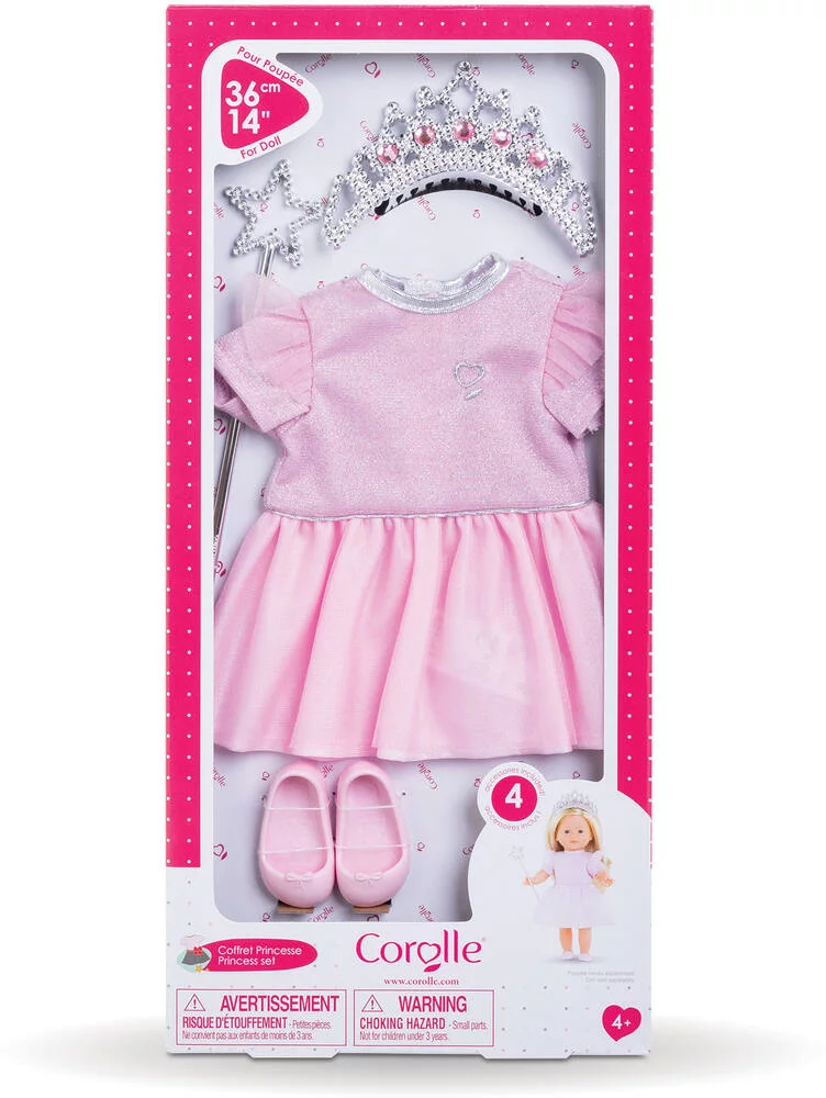COFFRET PRINCESSE ET ACCESSOIRES POUR POUPEE 36 CM - COROLLE MA COROLLE