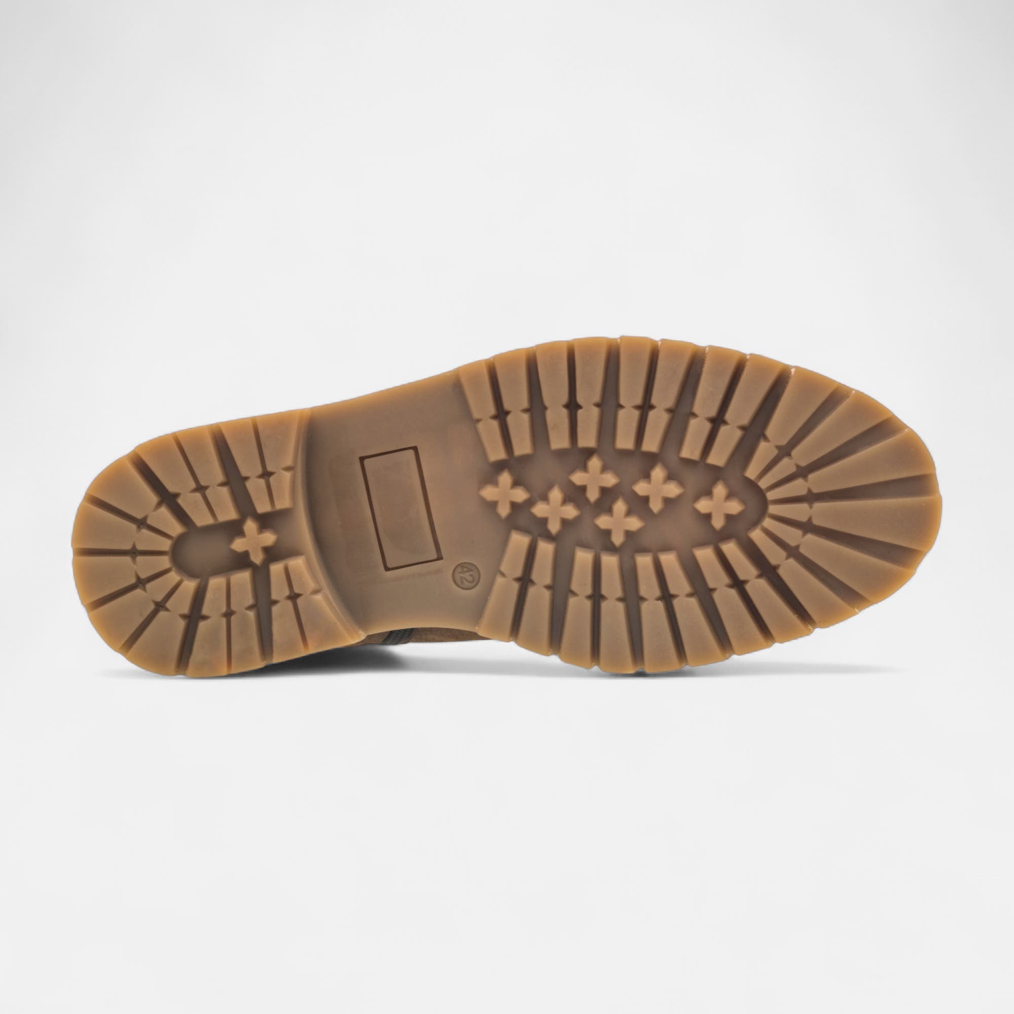 Boots Homme en cuir camel