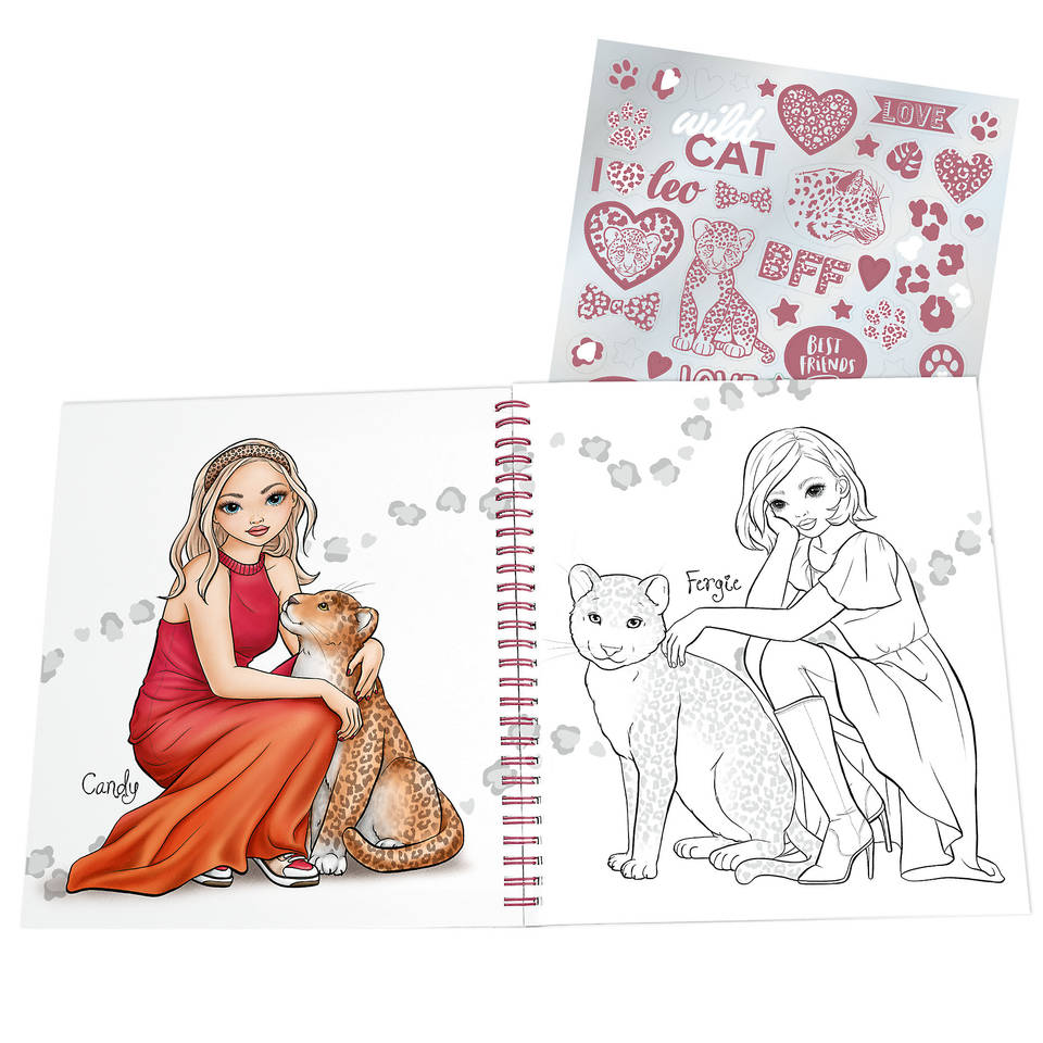 TOPModel Leoheart kleurboek
