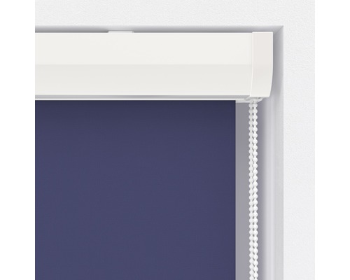 Soluna verduisterend rolgordijn V34 met cassette, blauw, 40x175 cm