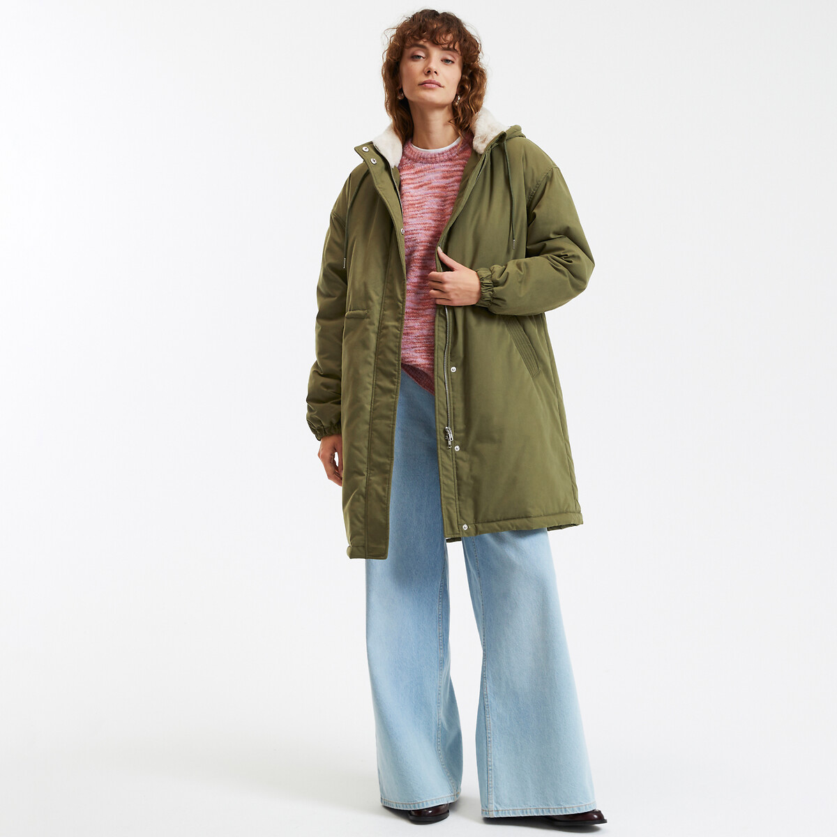 COLEÇÕES LA REDOUTE<br>Parca longa com vasto kap, volop inverno