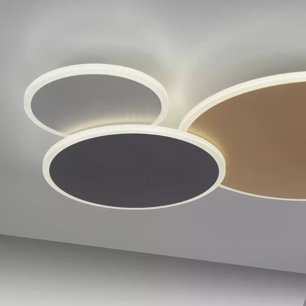 LED-Deckenleuchte Q-Piatto