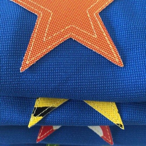 Camiseta Groc Groc Nun Star Azul Elétrico para Cachorro