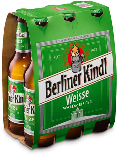 Berliner Kindl Weisse Waldmeister 6x0,33 l (MEHRWEG)