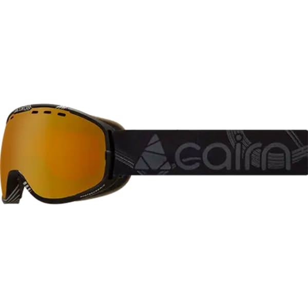 Masque de ski CAIRN OMEGA PHOTOCHROMIC BLACK SILVER CURVE