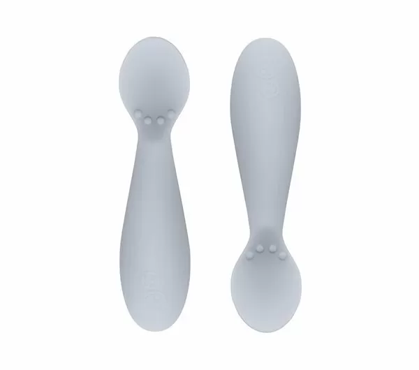 EZPZ Tiny Spoon, Pewter - 2 stk.