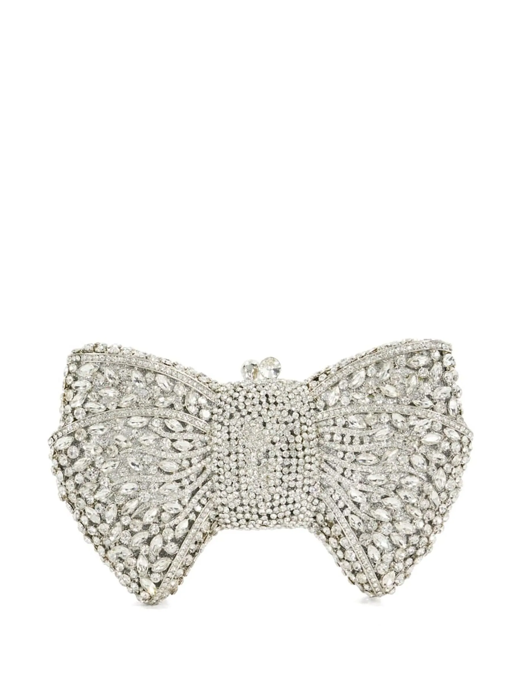 Zilver - Dune London Enchant tas met diamanten strik