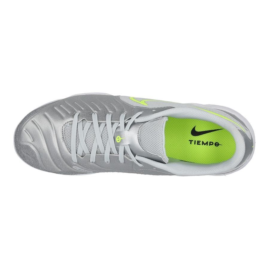 Nike Tiempo Legend 10 Academy IC Mad Voltage - Argenté/Blanc/Jaune Fluo