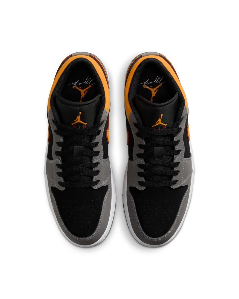 Chaussures Nike Air Jordan 1 Low Se Gris & Orange pour homme