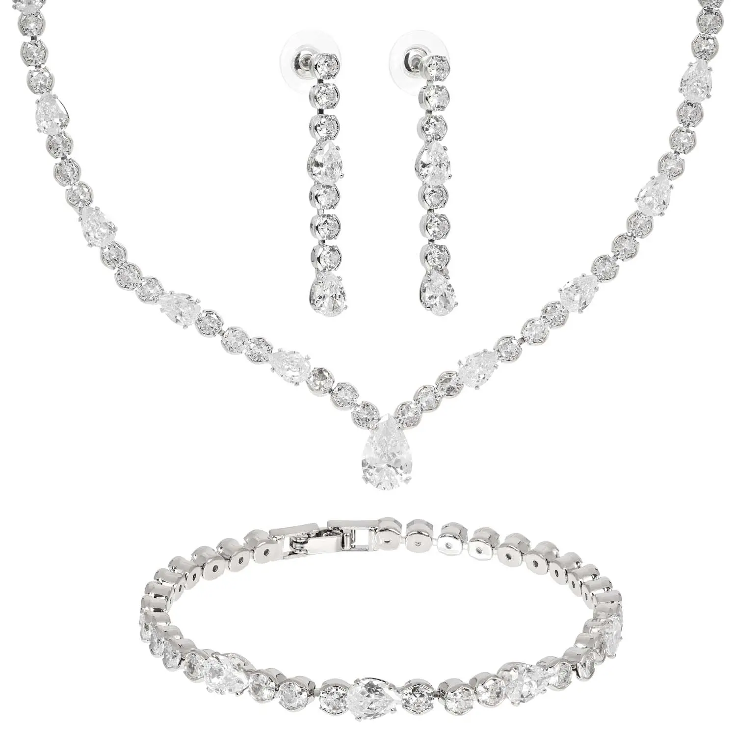 Schmuckset - Sparkling Teardrop