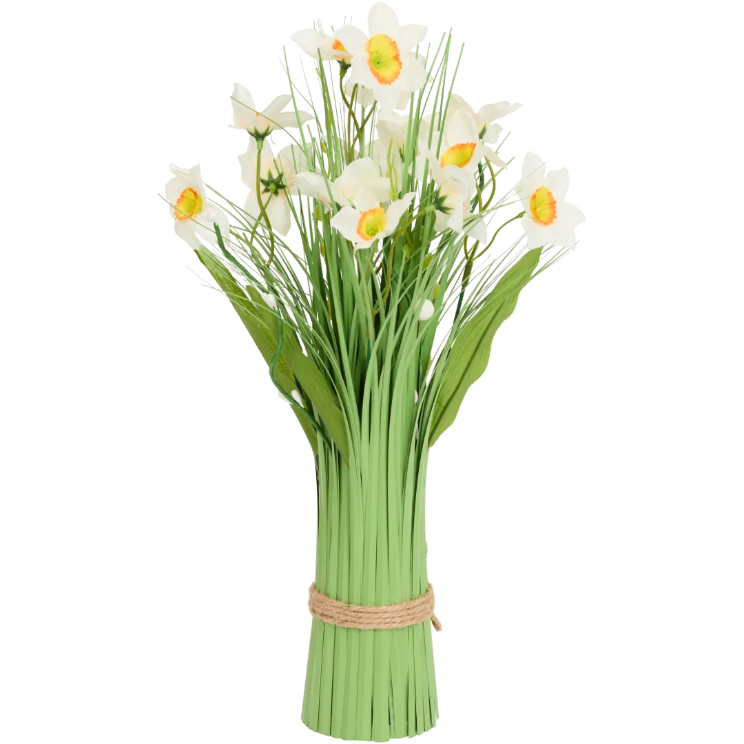 Touffe d'herbe avec fleurs Home Accents