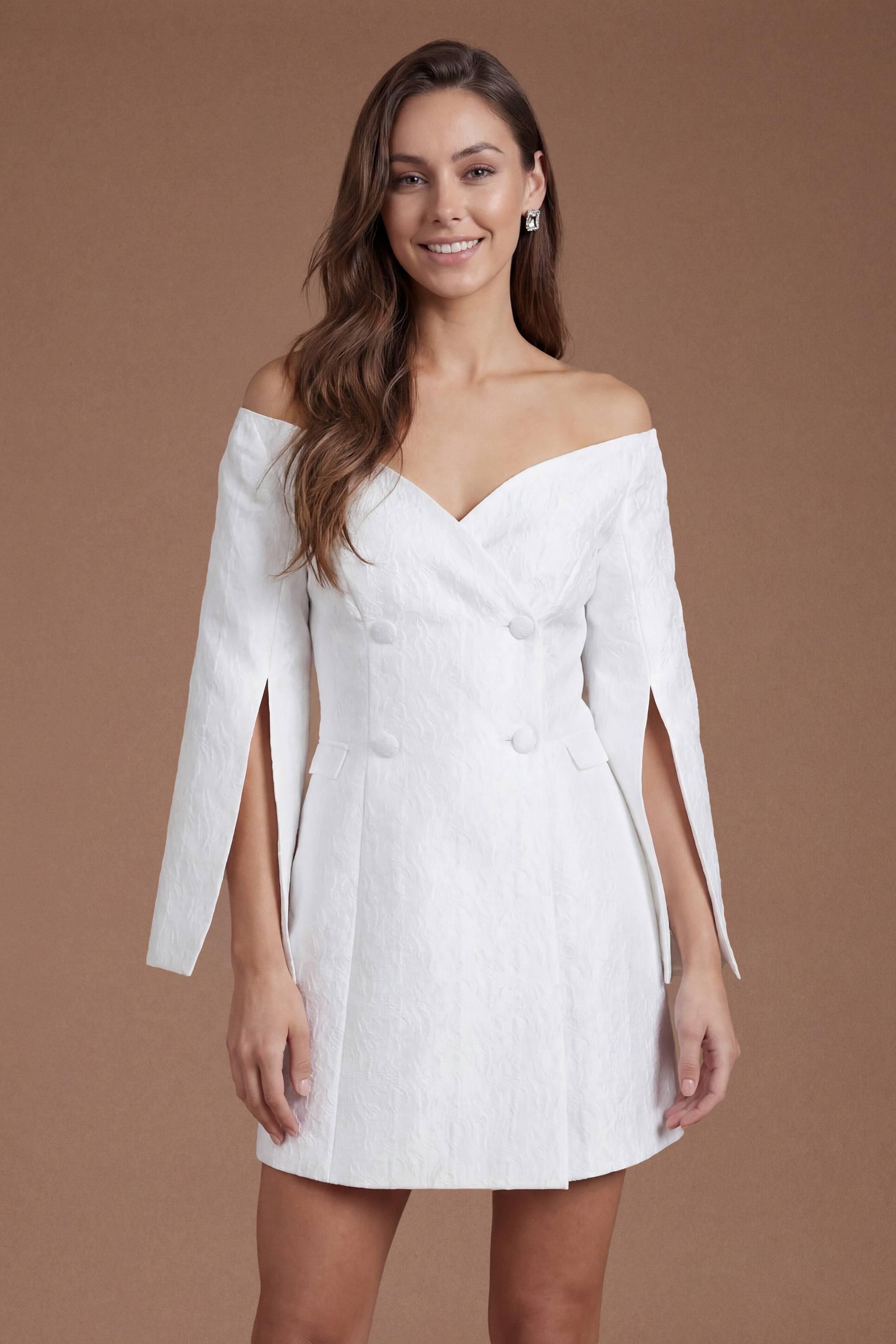 Coast Robe Blazer Mini En Jacquard