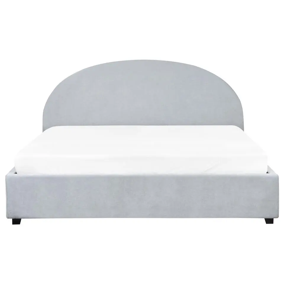 VAUCLUSE - Bed met opbergruimte - Lichtblauw - 180 x 200 cm - Stof