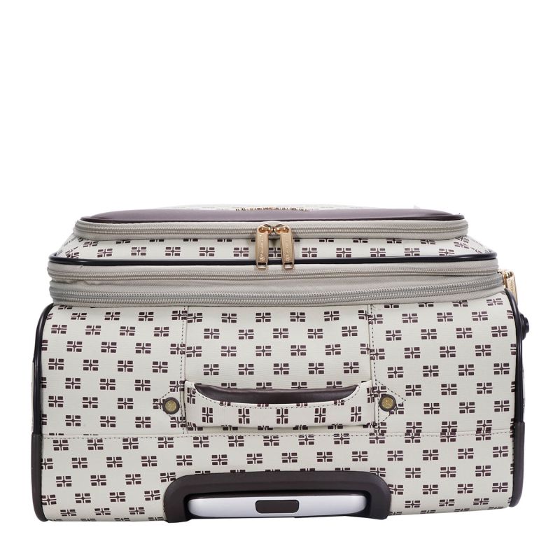 Lot de 3 valises + 1 vanity souples 39204 34, 55, 68 et 79 cm Marron