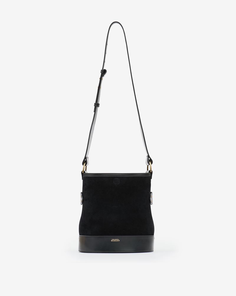 SAC PORTÉ ÉPAULE EN CUIR VELOURS SAMARA
