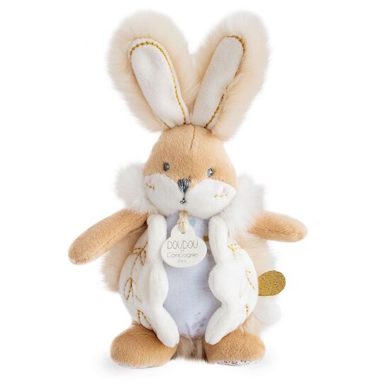 Lapin de sucre carnet de santé + doudou    Blanc        de               Doudou et Compagnie