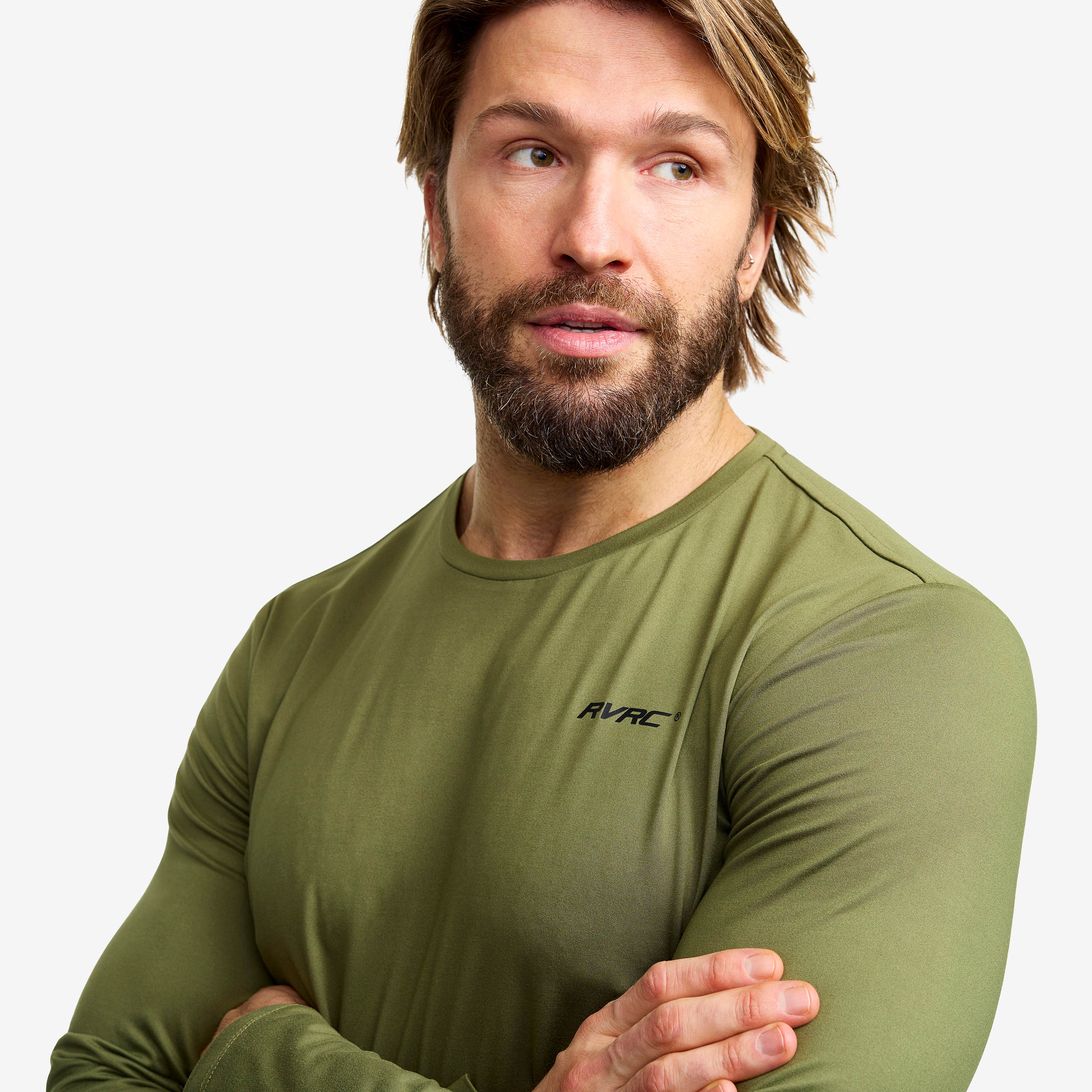 Mission Long-sleeved T-shirt Herre Cypress