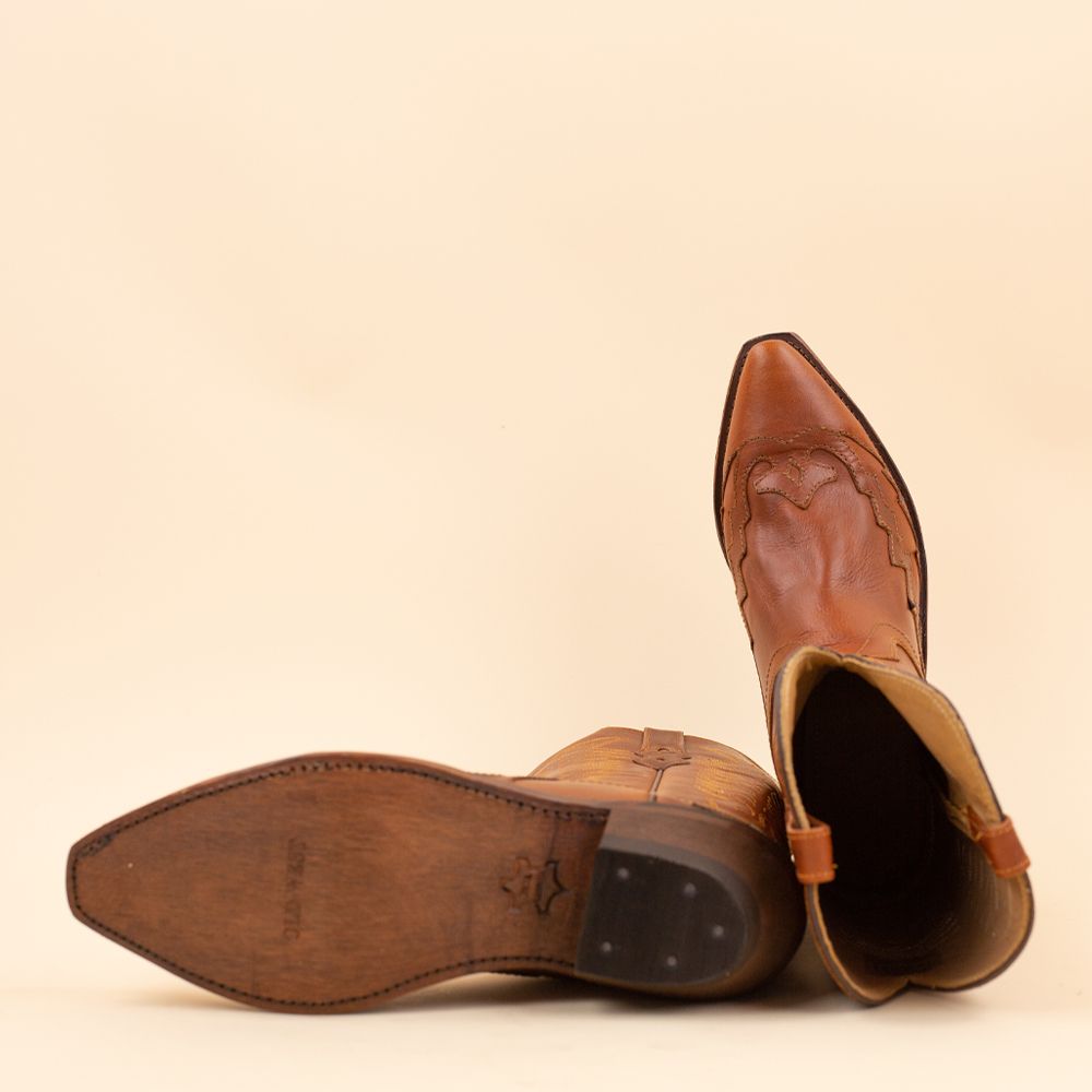 Old West MF1519 cowboylaarzen cognac
