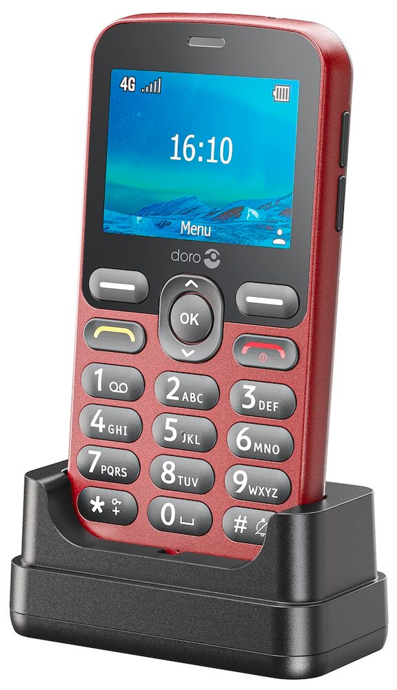 Doro Handy »1880 (ohne Netzteil)« Rot