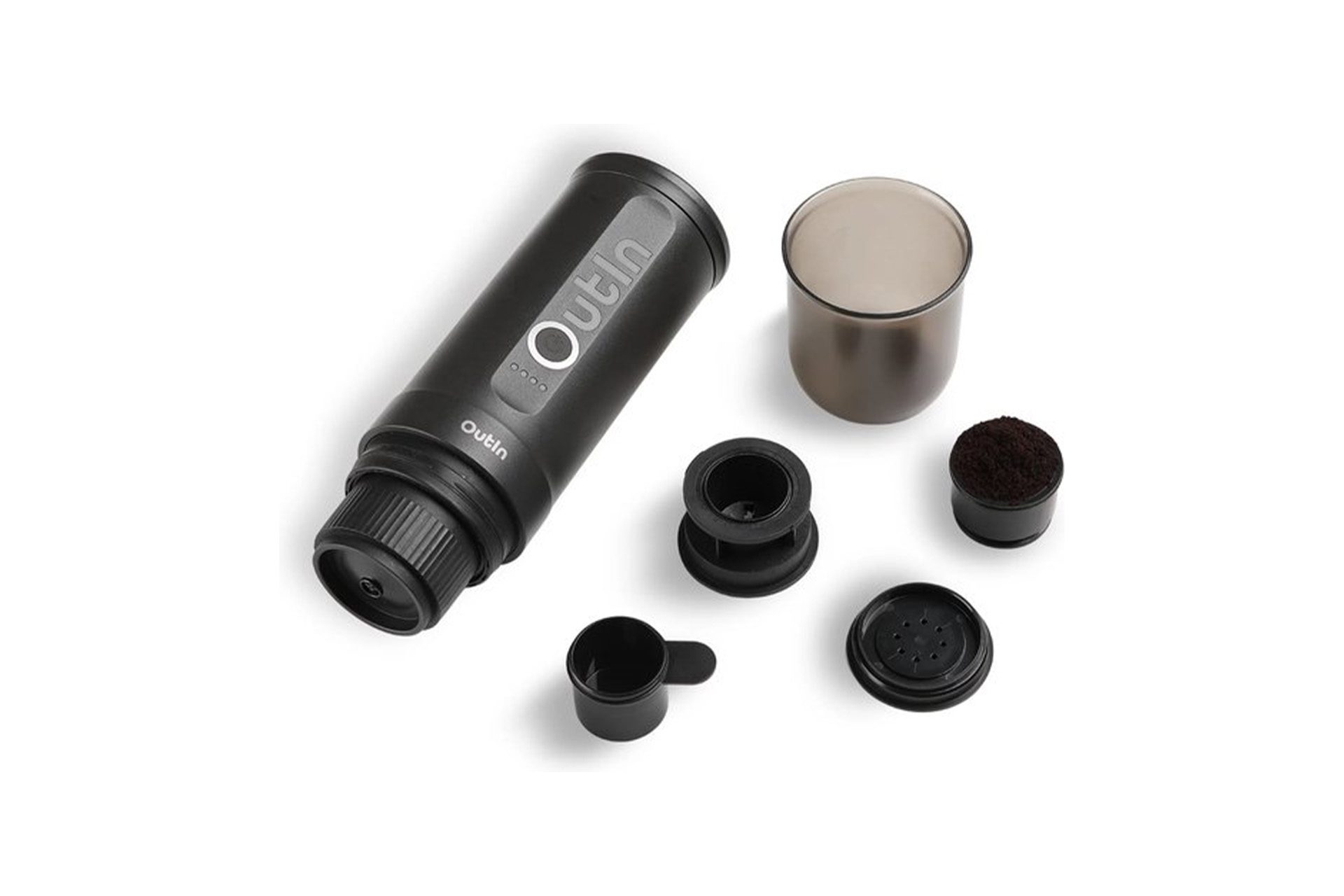 Outin Nano espresso machine met beschermkoffer - Space Grey
