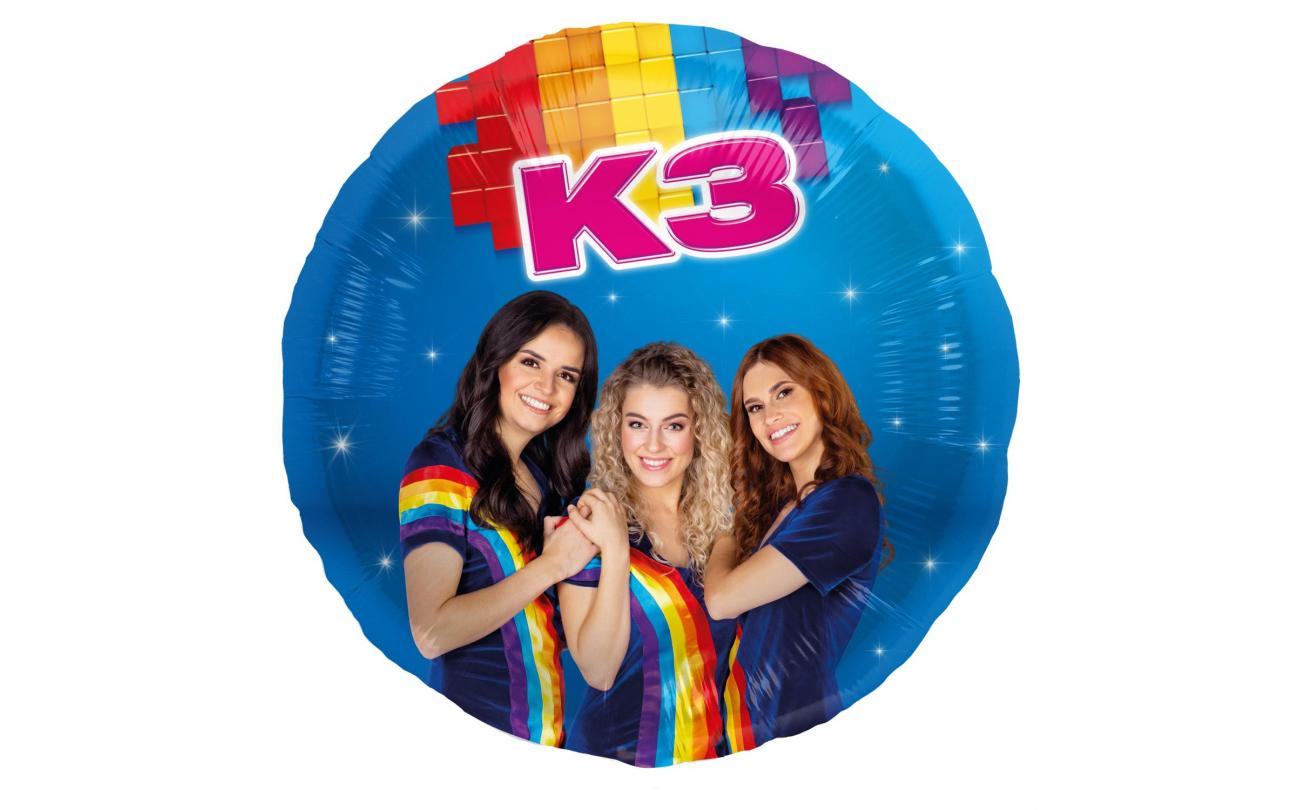 K3 folieballon 18inch/45cm