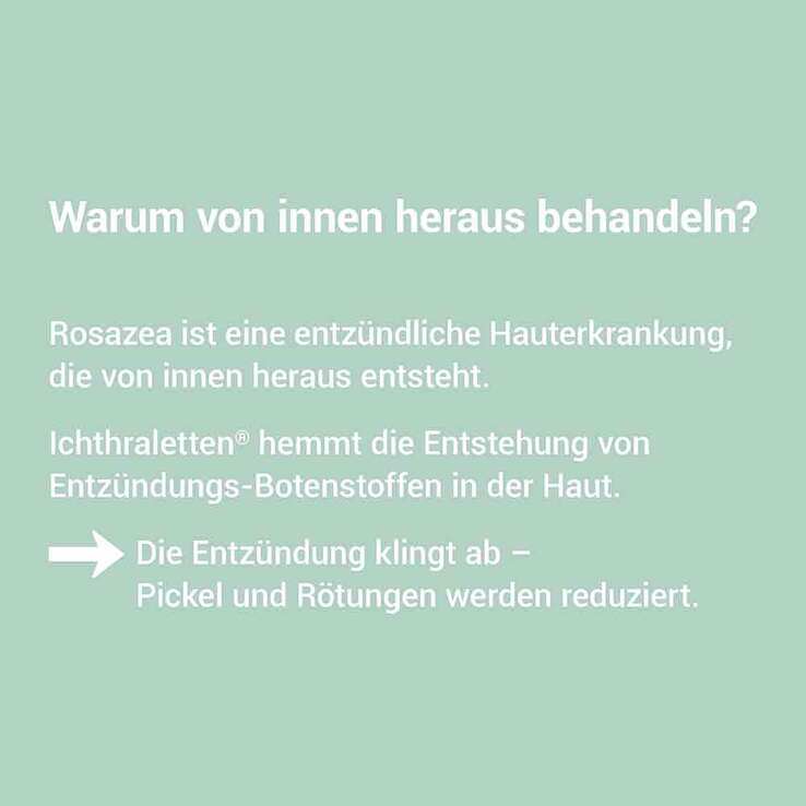 Ichthraletten® 200 mg Tabletten bei Rosazea, 84 St
