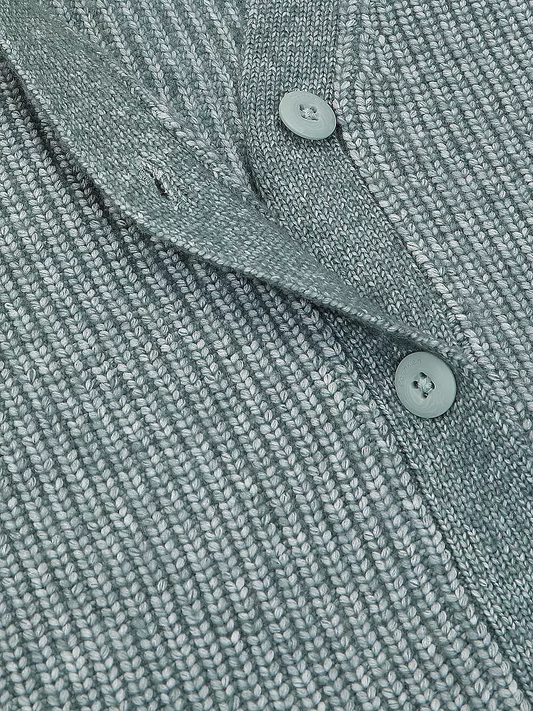 CALVIN KLEIN JEANS Mädchen Strickjacke  grün